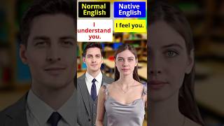 Normal English vs Native English  Learning English vocabulary english [upl. by Harriette]