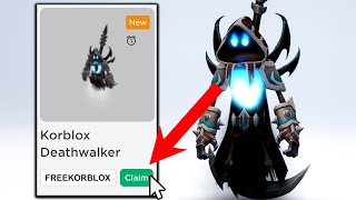 NEW KORBLOX DEATHWALKER 🤩 FREE KORBLOX CODES [upl. by Piselli]