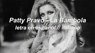 Patty Pravo  La Bambola letra en español  lyrics [upl. by Lamont]