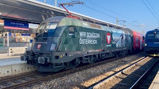 Von Mödling nach Meidling Eine schöne Fahrt mit der SBahn trainspotting oebb taurus 1016 cd [upl. by Selij]