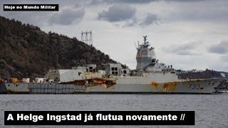 A Helge Ingstad já flutua novamente [upl. by Odrareve401]