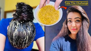 7 Days Hair Challenge  Follow करें ये Hair Growth रूटीन और पाएं Double Density amp Thick Long Hair❤️ [upl. by Aksehcnarf]