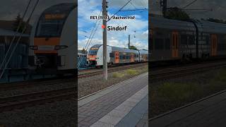 RE1RRXAachen Hbf trainspotting sindoro train railway zug automobile dbs railroad funny [upl. by Avron695]