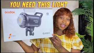 UNBOXING GODOX SL60IID LED VIDEO LIGHTMY HONEST REVIEW [upl. by Gine]