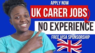 FREE UK VISA SPONSORSHIP JOBS FOR CARERS  No EXPERIENCE Needed [upl. by Hanoy24]