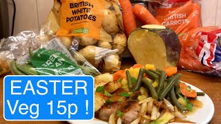 15p EASTER VEG STOCK UP WHILE YOU CAN   FRUGAL LIVING VLOG [upl. by Auqenwahs439]