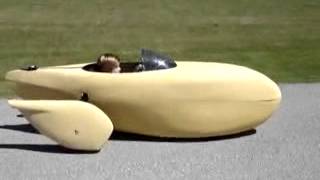 Rocket Velomobile  a human powered vehicle [upl. by Elatia984]