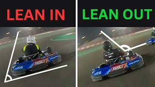 How to LEAN in Karting tutorial [upl. by Haeli339]