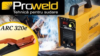 ProWELD ARC320e FULL REVIEW Invertor sudura 91kW Unboxing si test sudare masurare amperaj [upl. by Jerad]