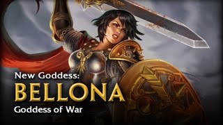 SMITE  God Reveal Bellona Goddess of War [upl. by Gamal987]