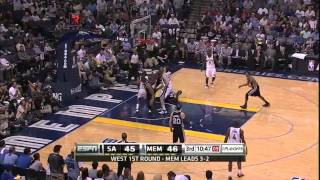 Zach Randolph playoff careerhigh 31pts vs Spurs G6 04291117pts in the 4th Qtr [upl. by Phylis]