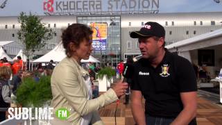 WK Hockey 2014 Interview bondscoach Marc Lammers door oud international Sylvia Karres Sublime FM [upl. by Ocnarf535]