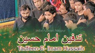 4K  Tadfeen E Imam Hussain  Rehan jalaalpuri  Farhan Ali Waria Noha  3 Rabi ul Awal Nagpur 2024 [upl. by Eniamert]