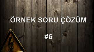 RCRL Pratik Uygulamalar Örnek Soru Çözüm 6 [upl. by Coombs]