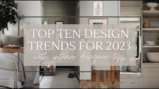 INTERIOR DESIGN TRENDS for 2023 [upl. by Nihs806]