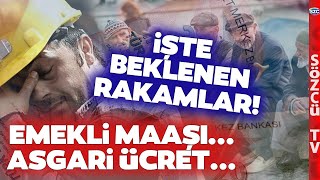 Asgari Ücret ve Emekli Maaş Zammında 6 Uzman İsim Rakam Verdi İşte Muhtemel Zam Oranı [upl. by Mehalek]