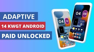 Best Free Adaptive 14 KWGT Widget Pack App for Android [upl. by Anuait]