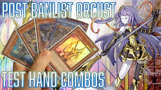 YUGIOH Orcust Horus Bystail Basic Combo amp Test Hands POST BANLIST Jan 2023 [upl. by Azer]