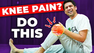 8 Amazing Exercises for KNEE PAIN RELIEF in Hindi  Saurabh Bothra Yoga [upl. by Aldos]