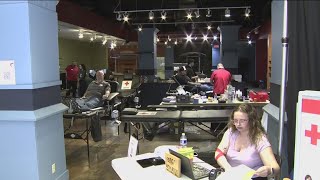 Boise State students organize blood drive as part of project [upl. by Michon]