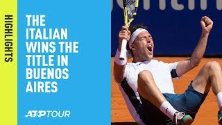 Highlights Cecchinato Races To Title In Buenos Aires 2019 [upl. by Scully]