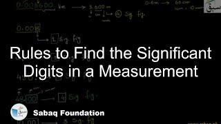 Rules to Find the Significant Digits in a Measurement Physics Lecture  Sabaqpk [upl. by Lemaj826]