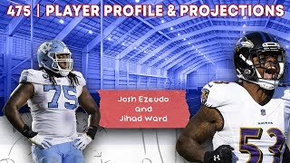 Josh Ezeudu  Jihad Ward  Giants Player Profile amp Projections  475 [upl. by Kristyn41]