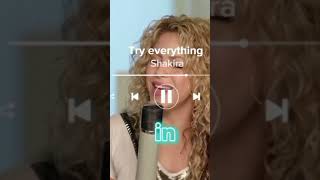 Try everything Shakira [upl. by Hsiwhem827]