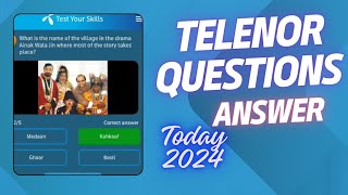 Telenor questions today 4 September 2024 tuxentertainment tux [upl. by Naniac]