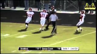 Goose Creek WR Tramel Terry Gets Away From the Defense for a 50 Yard Gain [upl. by Nreval]