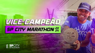 Vice Campeão e Treinador  SP CITY Marathon 2024 [upl. by Aurie]