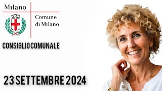 Diana De Marchi intervento in Consiglio Comunale Milano 23092024  Raccolta Firme Cittadinanza [upl. by Seel]