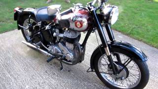 BSA M21 600cc side valve 1953 runs for the first time [upl. by Jamille]