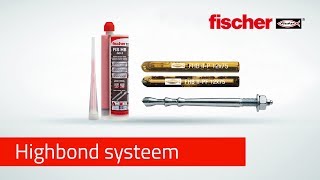 Chemisch anker fischer HighBond ankersysteem [upl. by Aratas544]