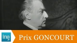 Sacha Guitry le Goncourt 1943 et les prix littéraires  Archive INA [upl. by Prosser]