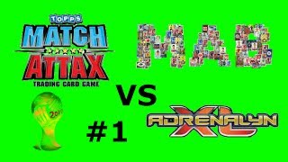 Match Attax vs Adrenalyn XL  World Cup 2014 Brazil 1 [upl. by Cahilly712]