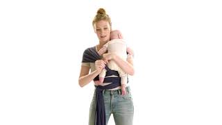 Ergobaby Aura Wrap Instructional Video [upl. by Enairb]