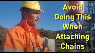 Avoid Doing This When Attaching Chains [upl. by Adnirol459]