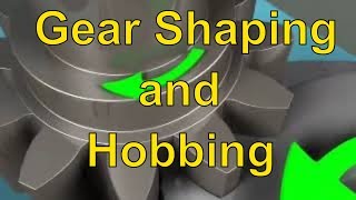 Gear Shaping and Hobbing [upl. by Ocer]