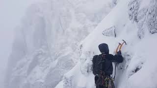 Scottish Winter Climbing  Milky Way III Cairngorms [upl. by Cerelly287]