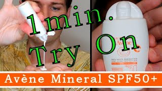 Avene Mineral Sunscreen Review [upl. by Nylyram]