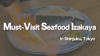 MustVisit Seafood Izakaya in Tokyo Japan  Isomaru Suisans Night Delight [upl. by Veneaux]