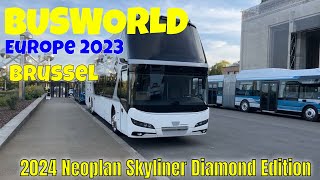 2024 Neoplan Skyliner Diamond Edition Double Decker Coach Walkaround Busworld Europe 2023 [upl. by Eram391]