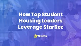 How Top Student Housing Operation Leaders Leverage StarRez [upl. by Eugeniusz750]