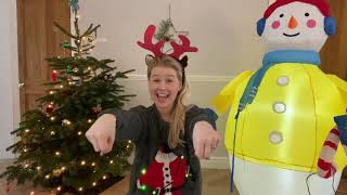 Reindeer Hokey Pokey in baby sign language for a Christmas [upl. by Anihsat]