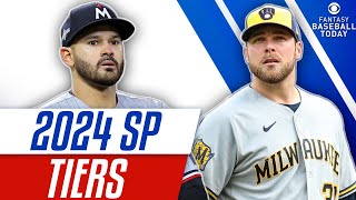 2024 Starting Pitcher Tiers Strategy ADP and Players to Target  Fantasy Baseball Advice [upl. by Faux]