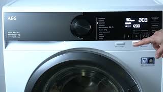 AEG Washing Machine ML6SE26DP  Control Panel Overview  Understanding Controls and Functions [upl. by Normy]