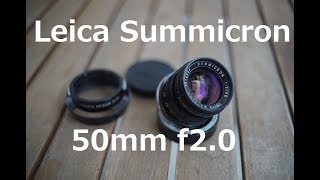 Leica Summicron 50mm f20 [upl. by Yenhpad]