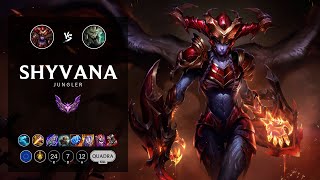 Shyvana Jungle vs Rengar  EUW Master Patch 1211 [upl. by Yasibit]