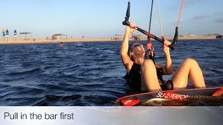 Kitesurfing tutorial How to waterstart BECOME A HERO Episode 1 [upl. by Ramsay50]